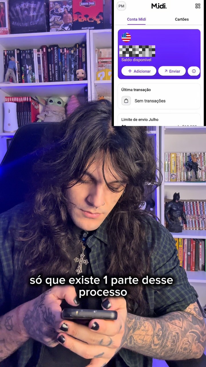 opabloloyo, creator de Midi, mostrando cómo cobra en dólares